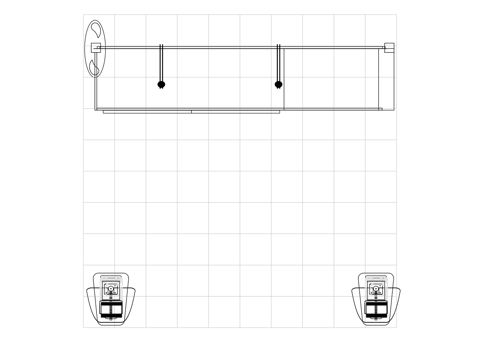 ECO-1114 Sustainable Tradeshow Display -- Plan View